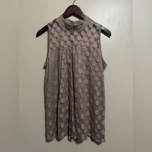 Luna Rae Sleeveless Polka Dot Top